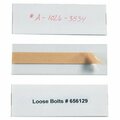 Bsc Preferred 2 x 6'' Open-Edge Plastic Label Holders, 50PK LH104